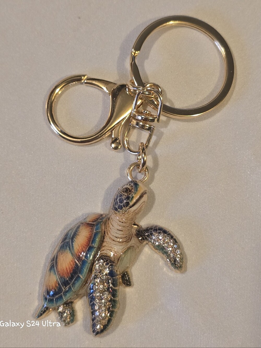 Beautiful Turtle Bag Charm/ Keychain NEW